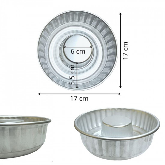 Aluminium Ring Cake Pan Bundt Mould (6.5 Inch)